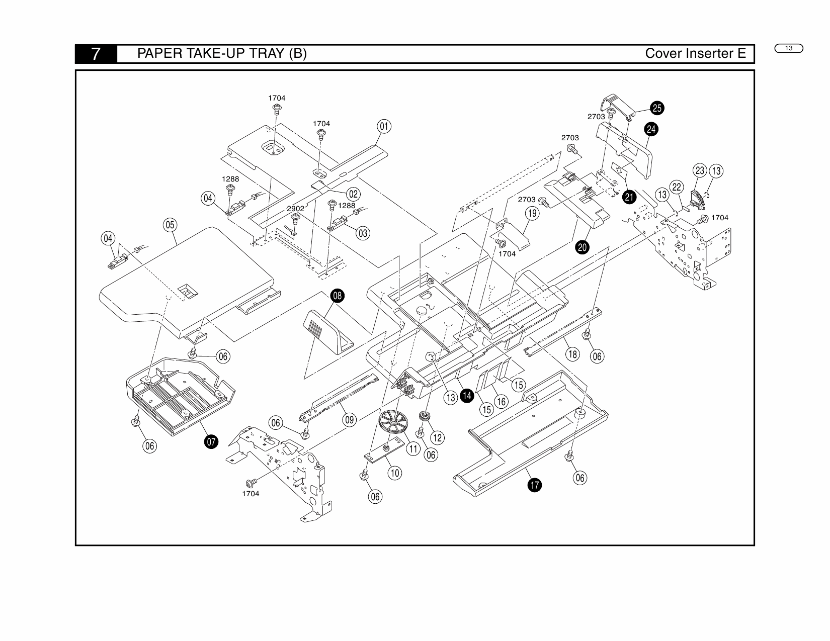 Konica-Minolta Options Cover-Inserter-E Parts Manual-3